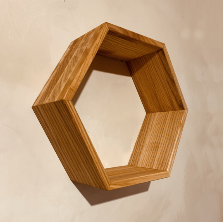 Полочка шестиугольная 34х29х15 см (22918365)