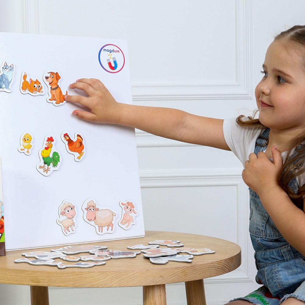 Набір магнитів Magdum Ферма Сімейки 21 шт. (ML4031-21 EN) - фото 6 Набір магнитів Magdum Ферма Сімейки 21 шт. (ML4031-21 EN) - фото 6