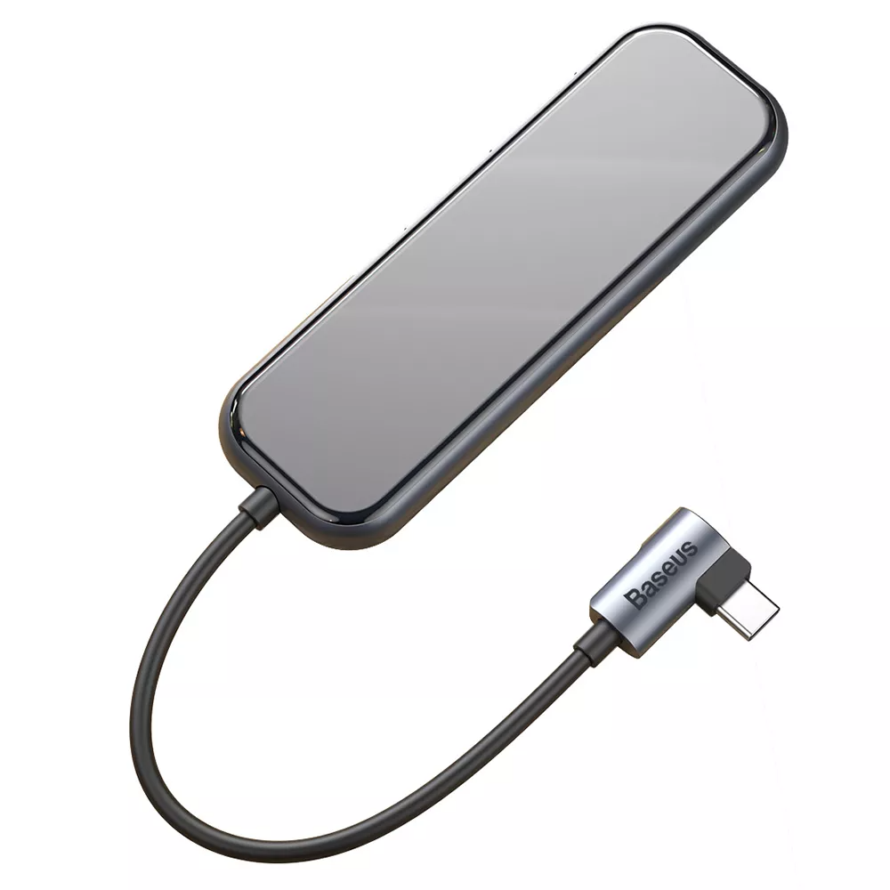 Адаптер HUB Baseus Multi-functional Type-C to 3xUSB 60W Grey (21d0a82b)