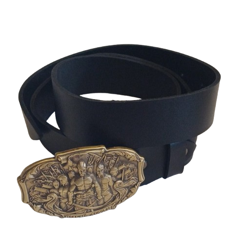 Ремень с пряжкой Gorillas BBQ Accessories Вольные Духом латунь (bb26)
