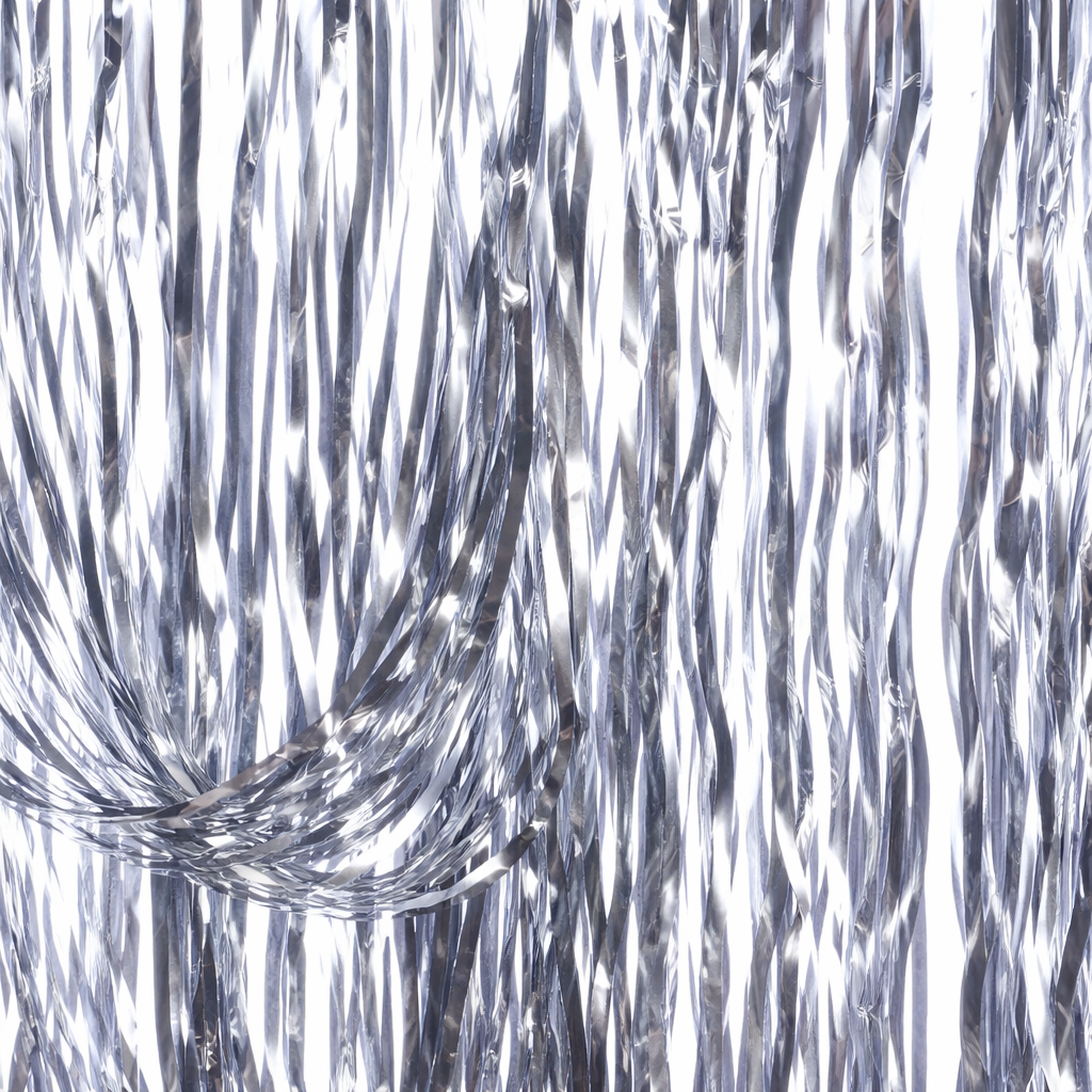 Дощик для фотозони хвилястий 2x1 м Сріблястий (В3000)