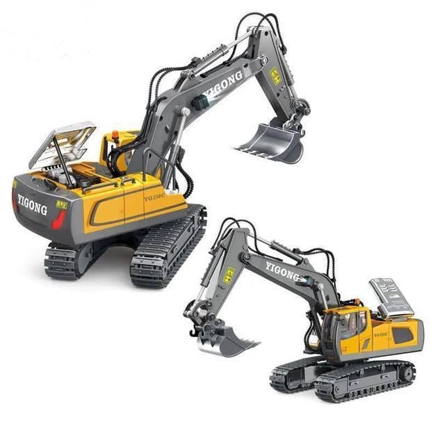 Екскаватор на радіокеруванні YIGONG 1:20 з звуком та світлом (7by-z8k-mtt) - фото 5 Екскаватор на радіокеруванні YIGONG 1:20 з звуком та світлом (7by-z8k-mtt) - фото 5