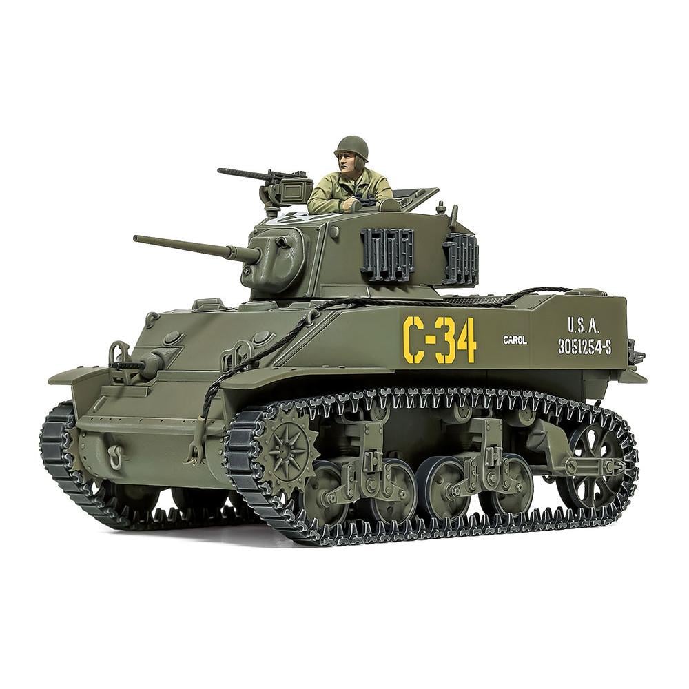 Сборная модель Tamiya -танк 1:48 M5A1 Stuart