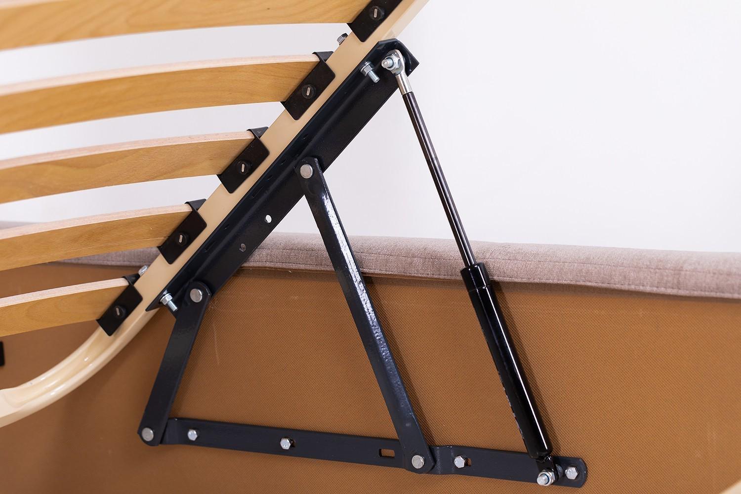 Ліжко двоспальне Richman Mega Comfort Bolzano 160х200 см Темно-сірий (new_bad_rich0046) - фото 7