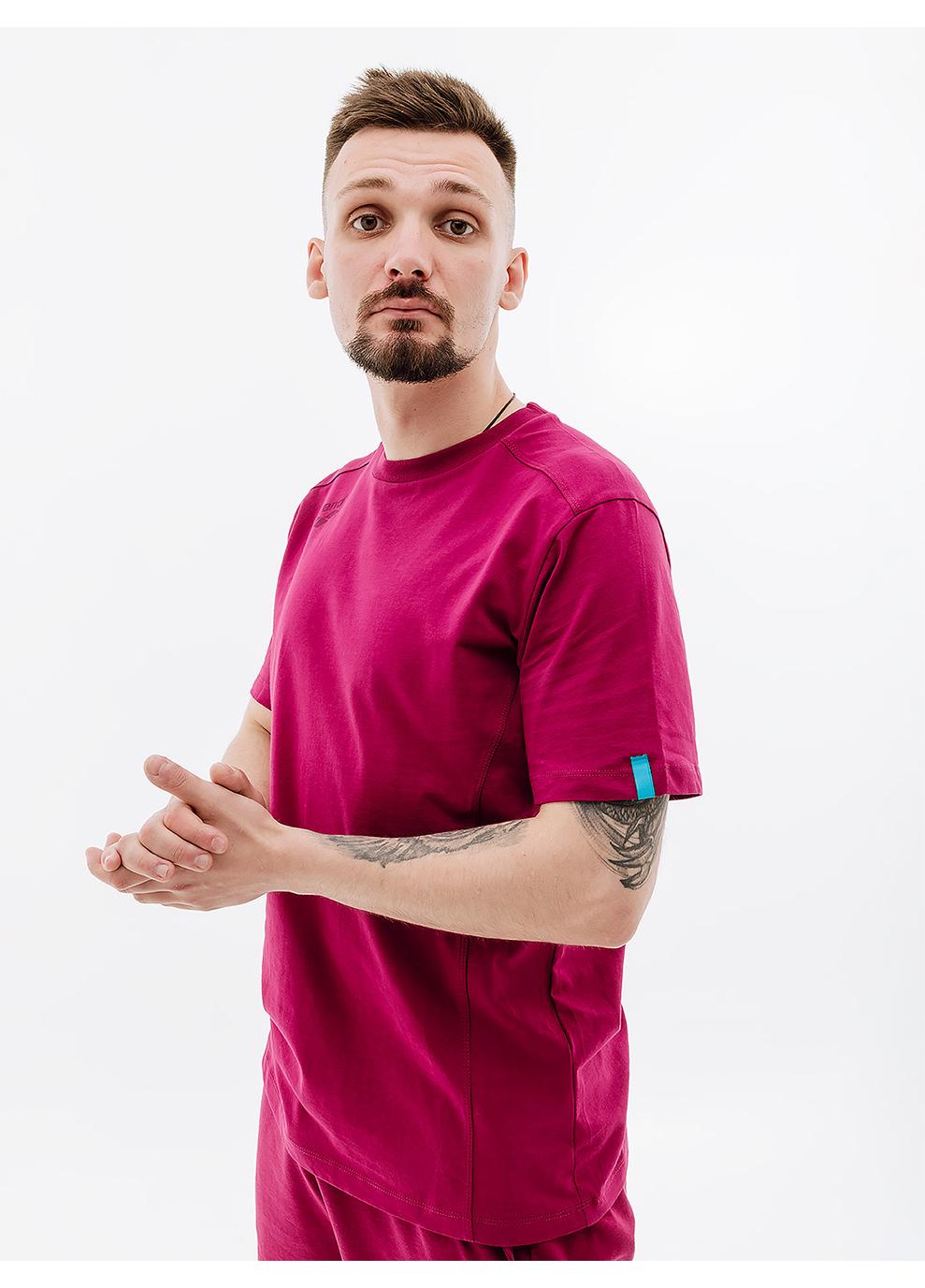 Футболка чоловіча Arena TEAM T-SHIRT PANEL L Фіолетовий (7d004899-990 L)