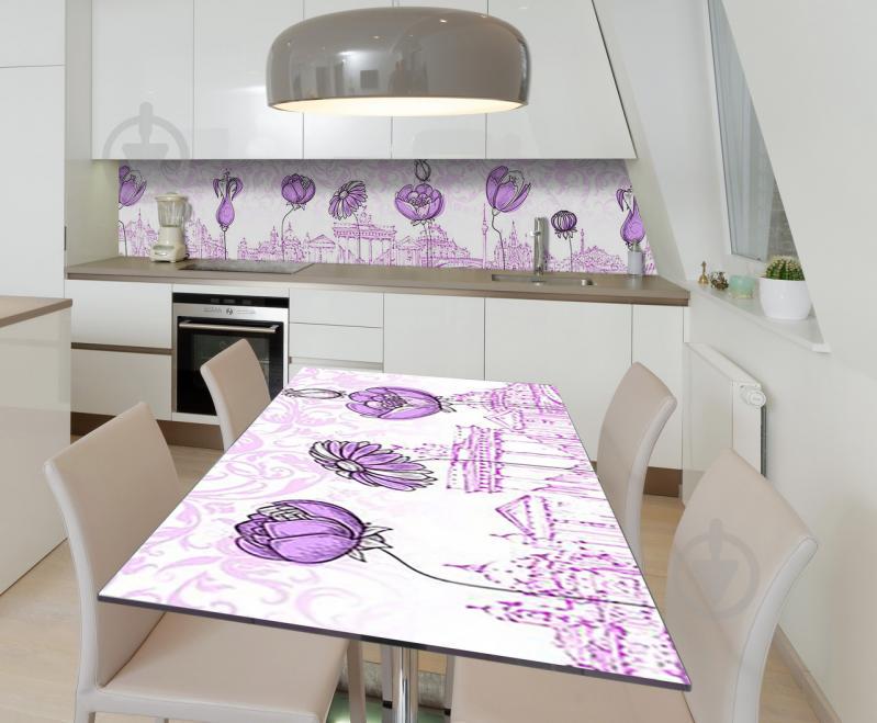 Наклейка виниловая на стол Zatarga "Нарисованные Цветы" 650х1200 мм (Z181309/1st) Наклейка виниловая на стол Zatarga "Нарисованные Цветы" 650х1200 мм (Z181309/1st)