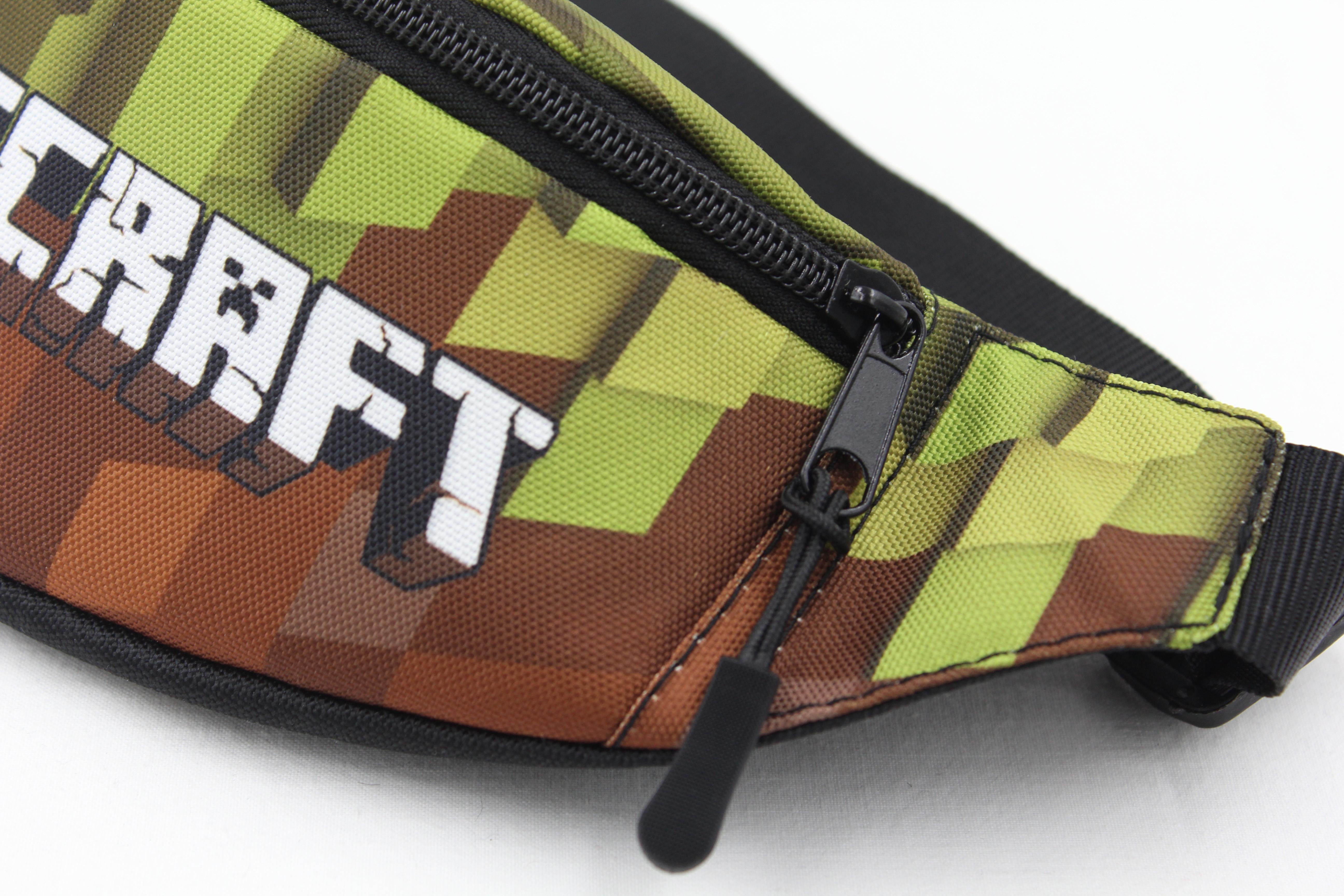 Сумка бананка дитяча для хлопчика Майнкрафт Лого (Д-005) - фото 2 Сумка бананка дитяча для хлопчика Майнкрафт Лого (Д-005) - фото 2