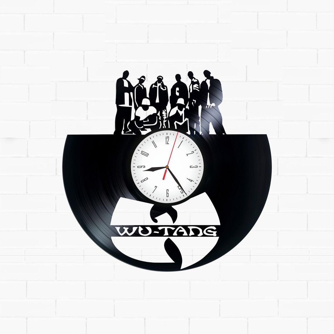 Часы настенные Wu-Tang Clan 2121 из виниловой пластинки