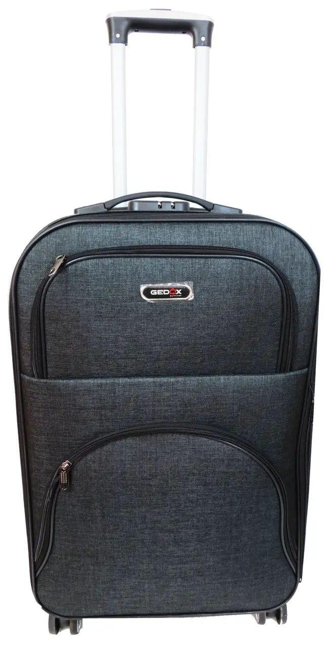 Валіза тканинна Gedox велика 100 л Темно-сірий (1011.01 large grey)