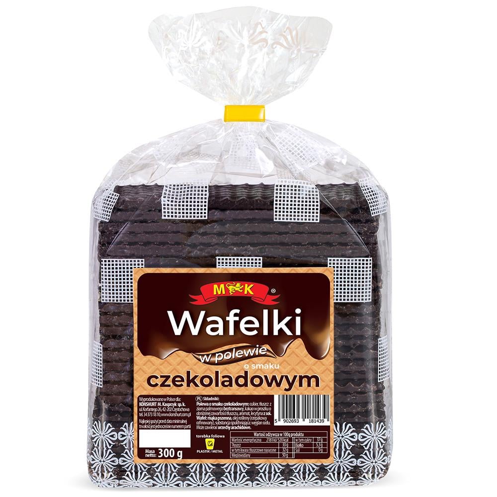 Вафли M&K Wafelki w polewie Czekoladowym Шоколад 300 г Вафли M&K Wafelki w polewie Czekoladowym Шоколад 300 г