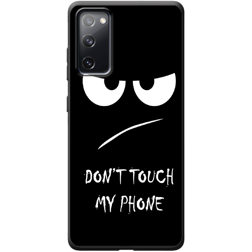 Чехол Boxface Samsung G780 Galaxy S20 FE Don't Touch my Phone Черный силикон (41035-up535-41529)