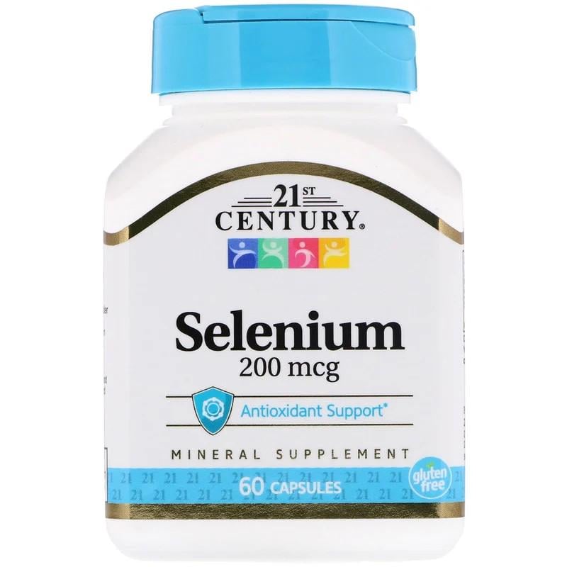 Витамины 21st Century Selenium 200 мкг 60 капсул