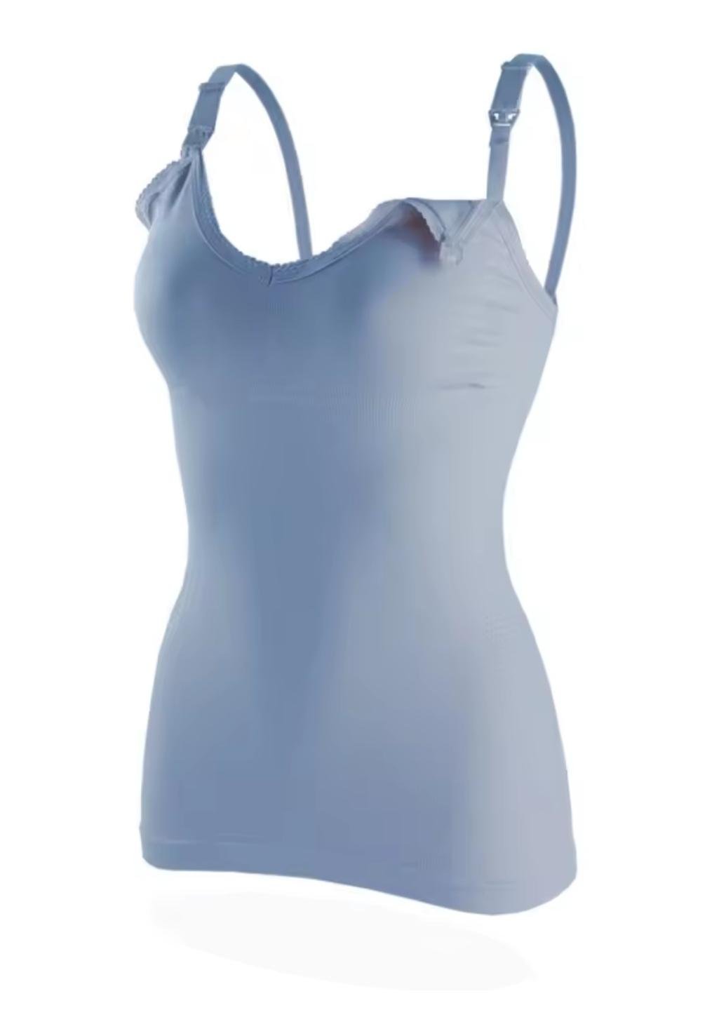 Майка жіноча для годування підтягуюча Comfort and Care S Блакитний (1760-42-04) - фото 4 Майка жіноча для годування підтягуюча Comfort and Care S Блакитний (1760-42-04) - фото 4