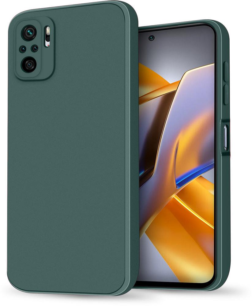 Силиконовый чехол HardCorner Xiaomi Poco M5s (с микрофиброй) Green (34849-08) Силиконовый чехол HardCorner Xiaomi Poco M5s (с микрофиброй) Green (34849-08)