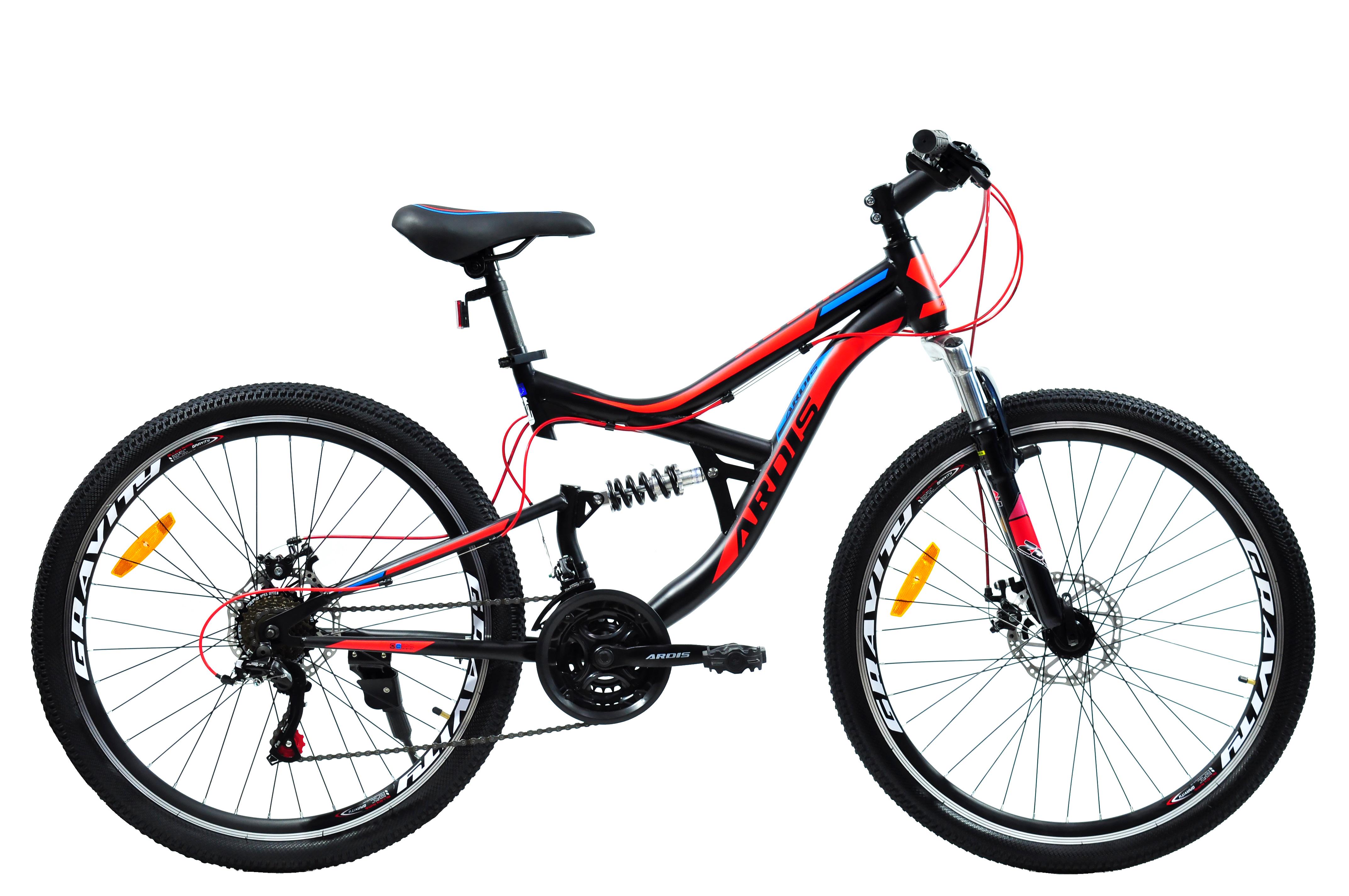 Велосипед Ardis 26" MTB-SUSP ST BUGGY Чорно-червоний (02111)