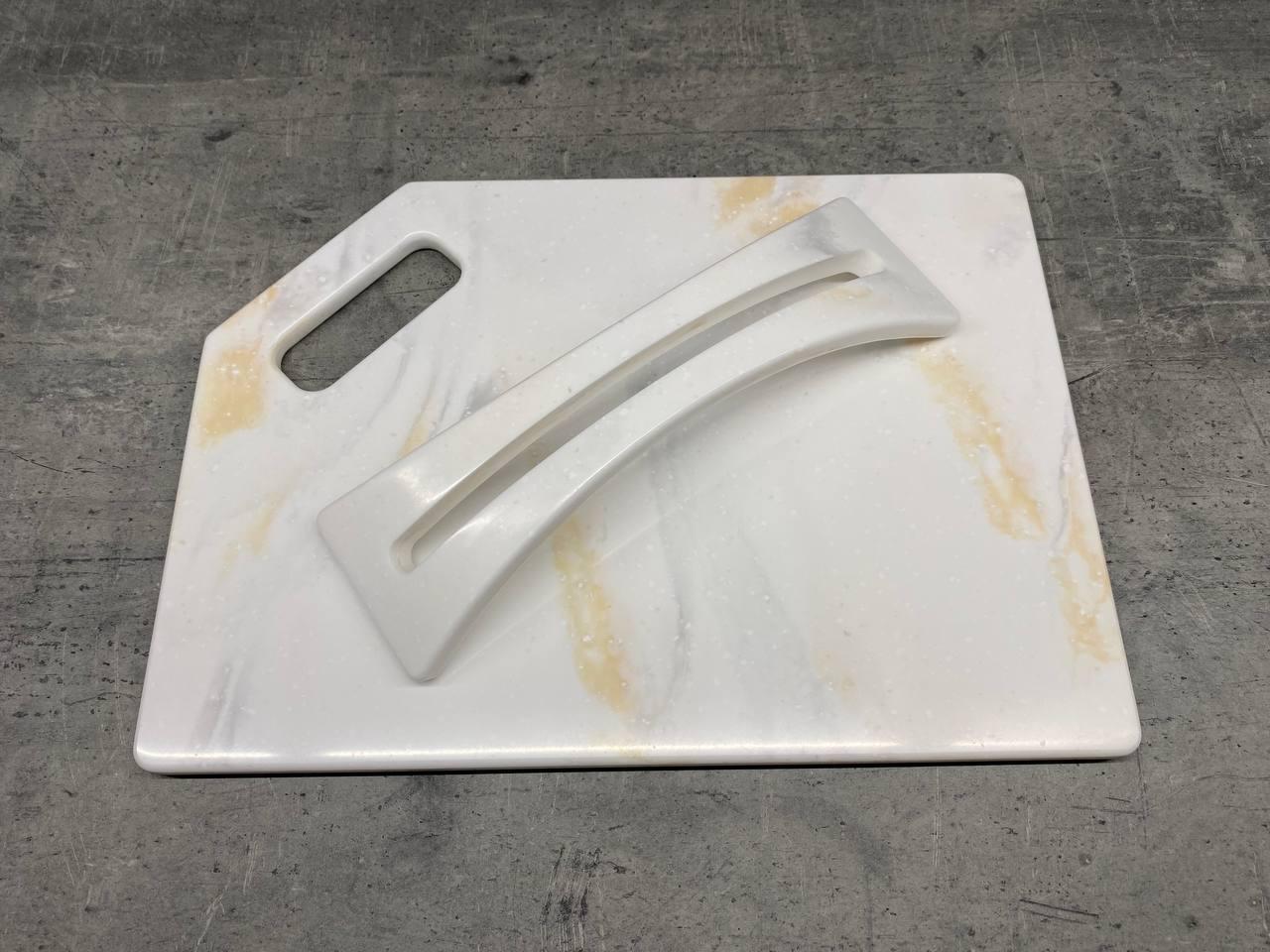 Доска кухонная Celadon на подставке из искусственного акрилового камня 350x250 мм (201) - фото 3 Доска кухонная Celadon на подставке из искусственного акрилового камня 350x250 мм (201) - фото 3