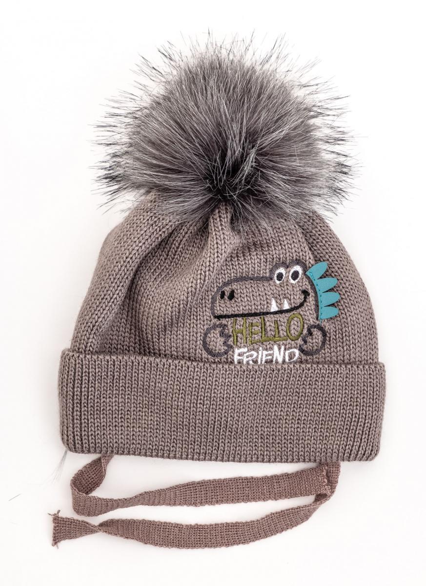Шапка детская зимняя Alex Эльдар 46-50 см Кофейный