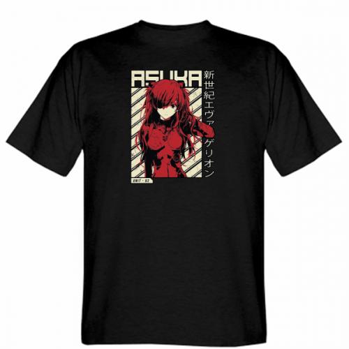 Футболка мужская Gildan Аска Евангелион XL Черный (19278362-2-159005-XL)