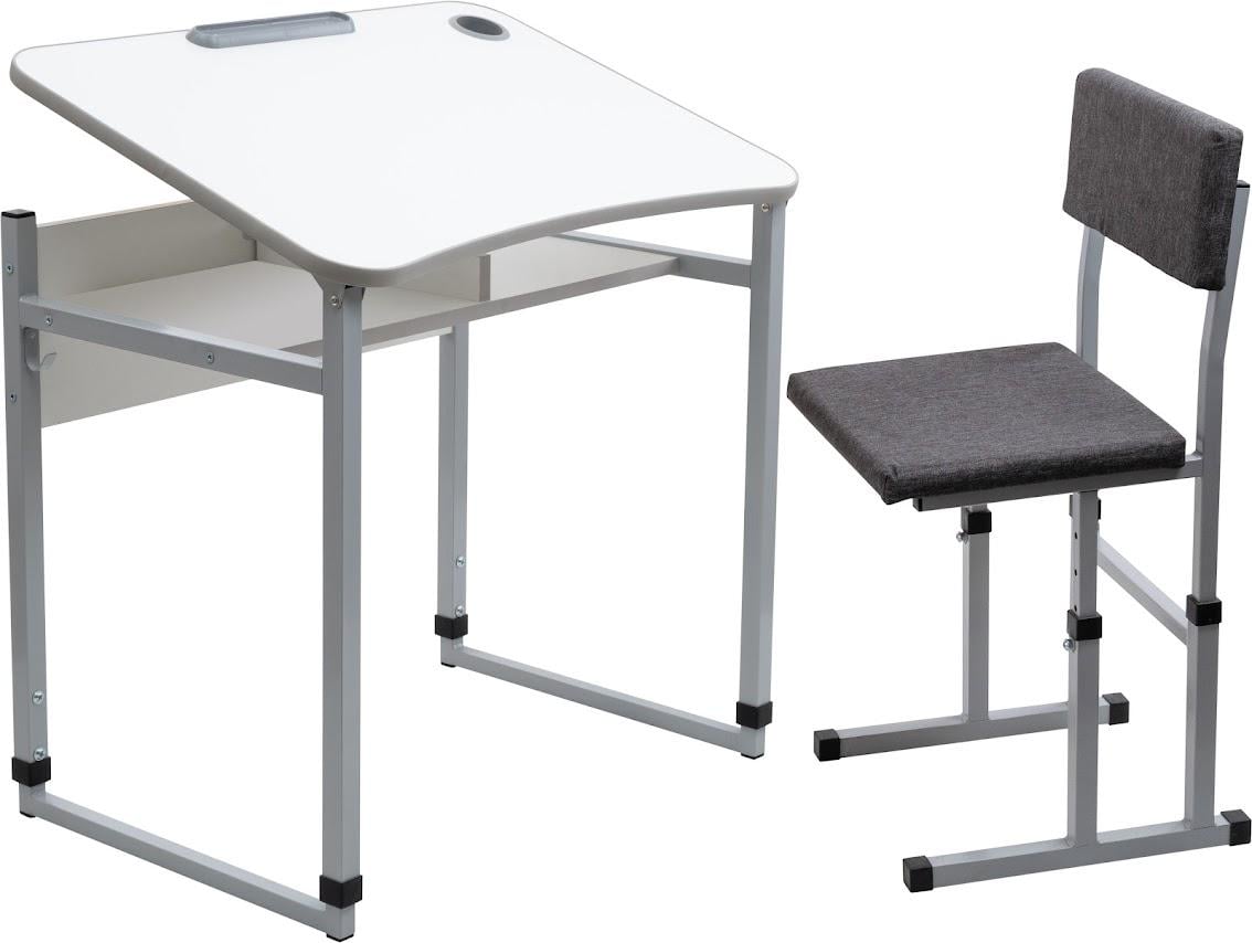 Комплект SECTOR парта та стілець трансформери Сірий (Оптимус )