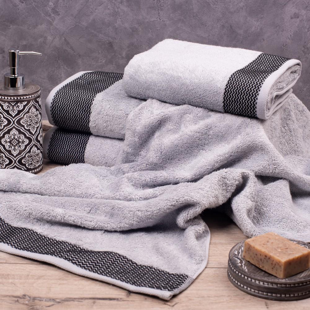 Набір бамбукових рушників БМ0003 Сірий (152947) - фото 1