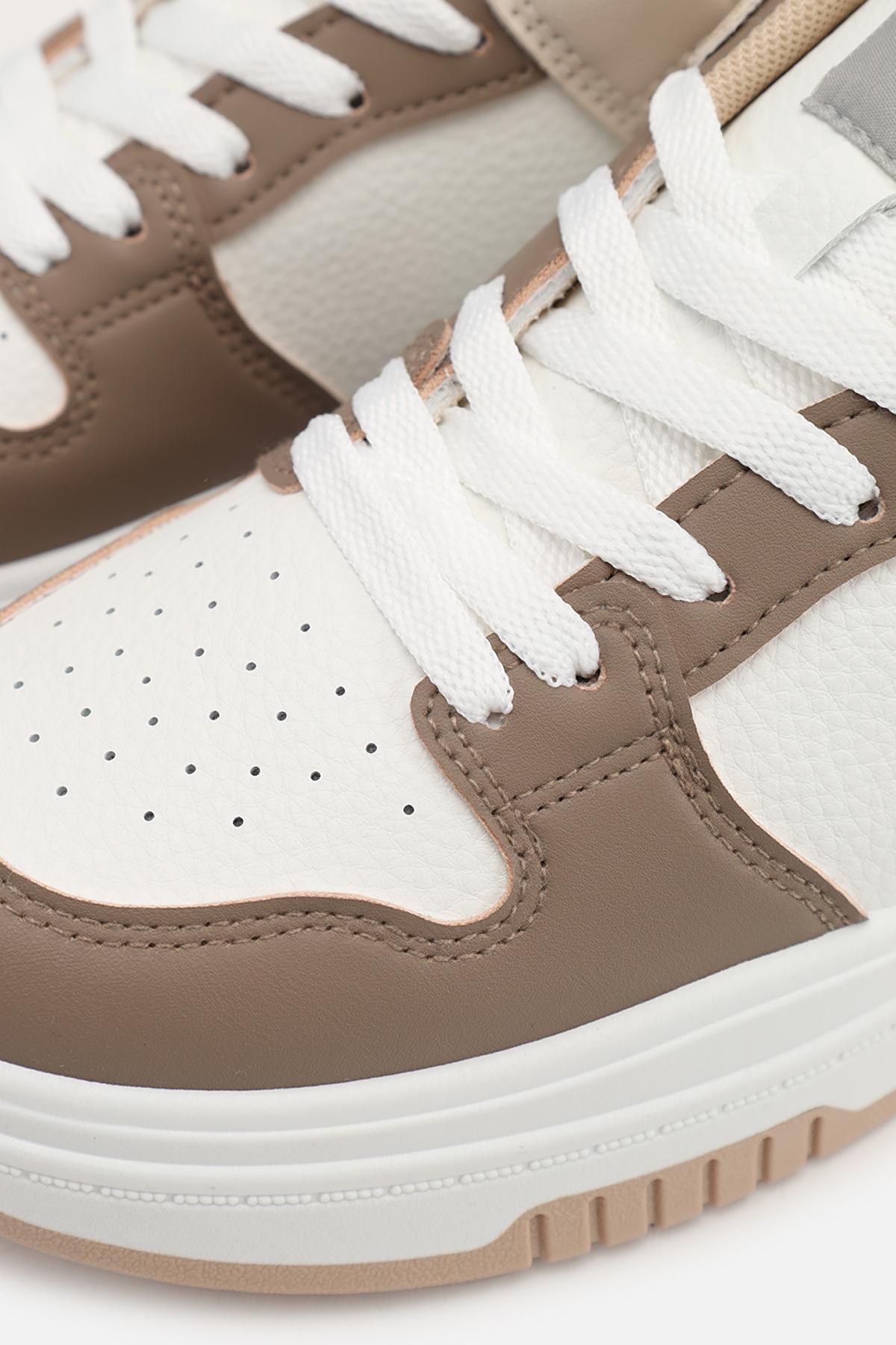 Кеды женские на платформе ЦБ-00264102 р. 37 Бежевый (SKT001030475) - фото 4 Кеды женские на платформе ЦБ-00264102 р. 37 Бежевый (SKT001030475) - фото 4