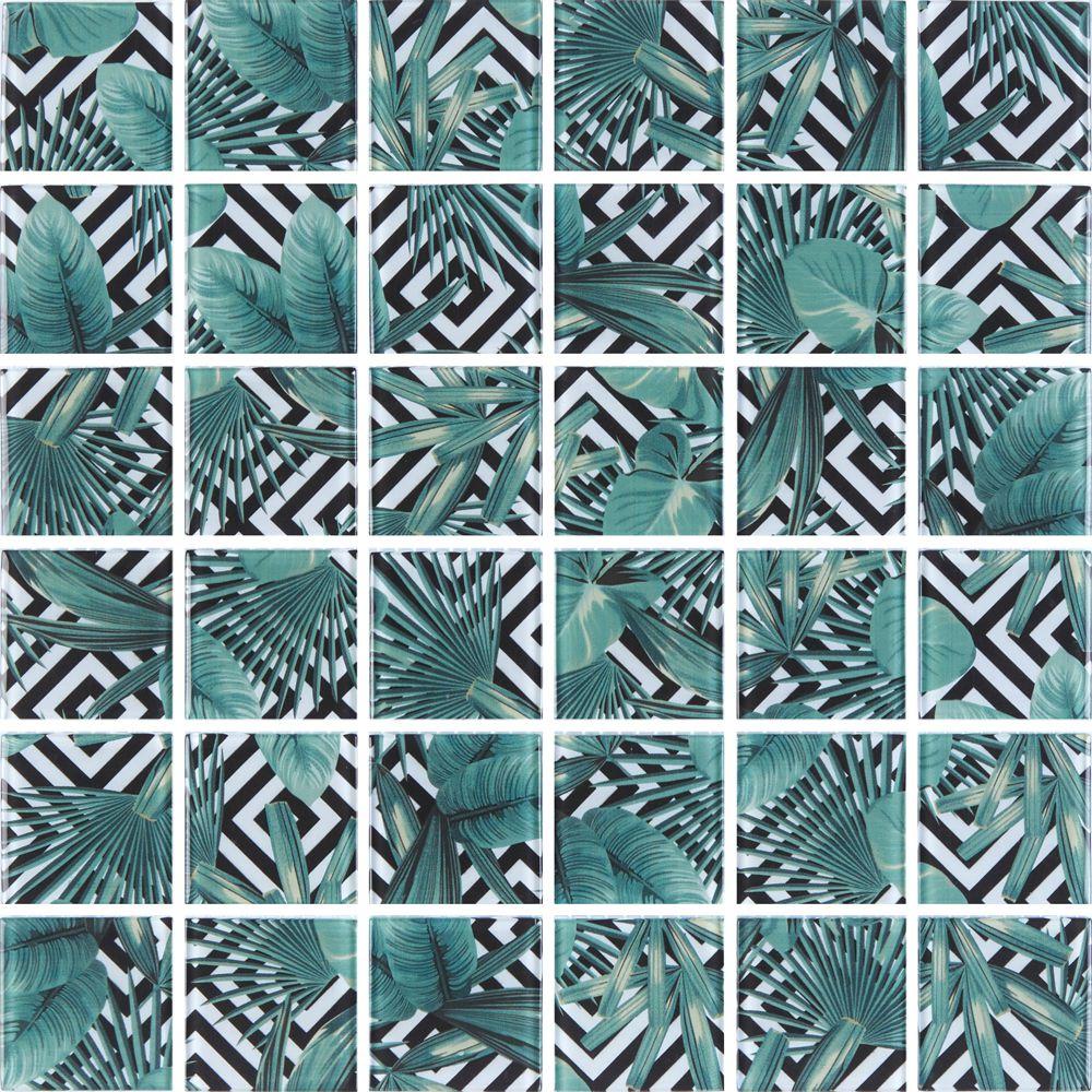 Мозаика стеклянная Kotto Ceramica GMP 0848023 С Print 24 300x300x8 мм/48x48 мм
