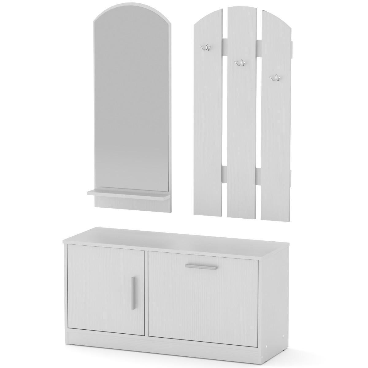 Прихожая Компанит Ольга Альба/Белый