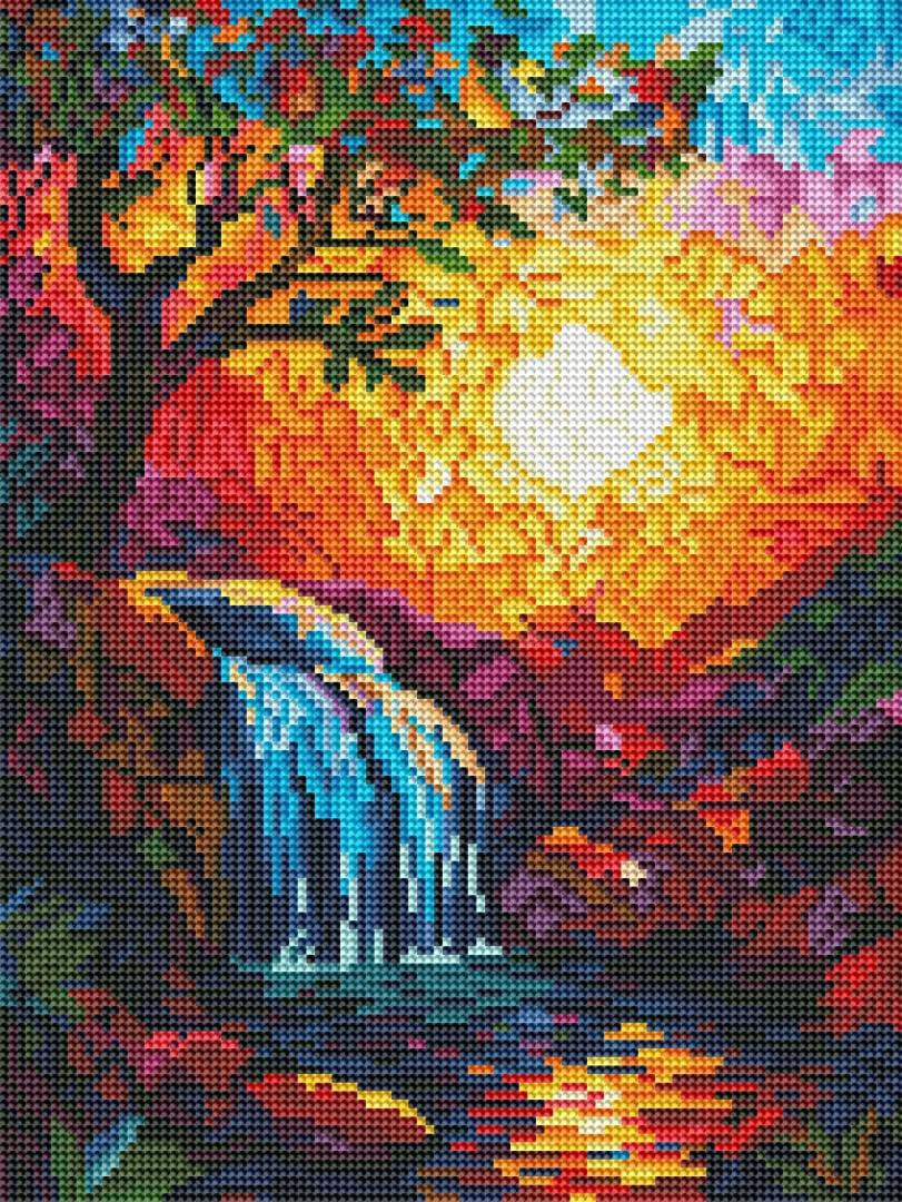 Алмазная мозаика Brushme Прекрасный пейзаж 30x40 см (DBS54207)
