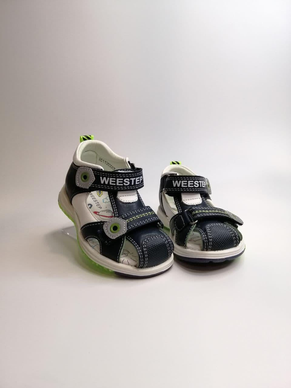 Босоножки для хлопчика Weestep р.23 14,5 см Синий (511350007 DB) Босоножки для хлопчика Weestep р.23 14,5 см Синий (511350007 DB)