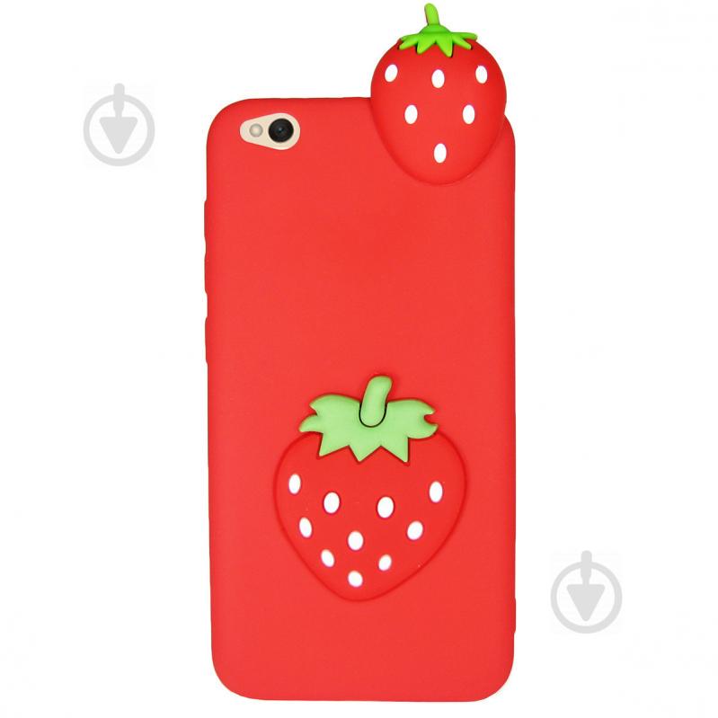Чехол Cartoon 3D Case для Xiaomi Redmi Go Клубничка (hub_XQsG83190)