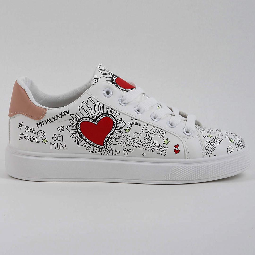 Кеды женские 39076 р. 38 24 см Белый - фото 2