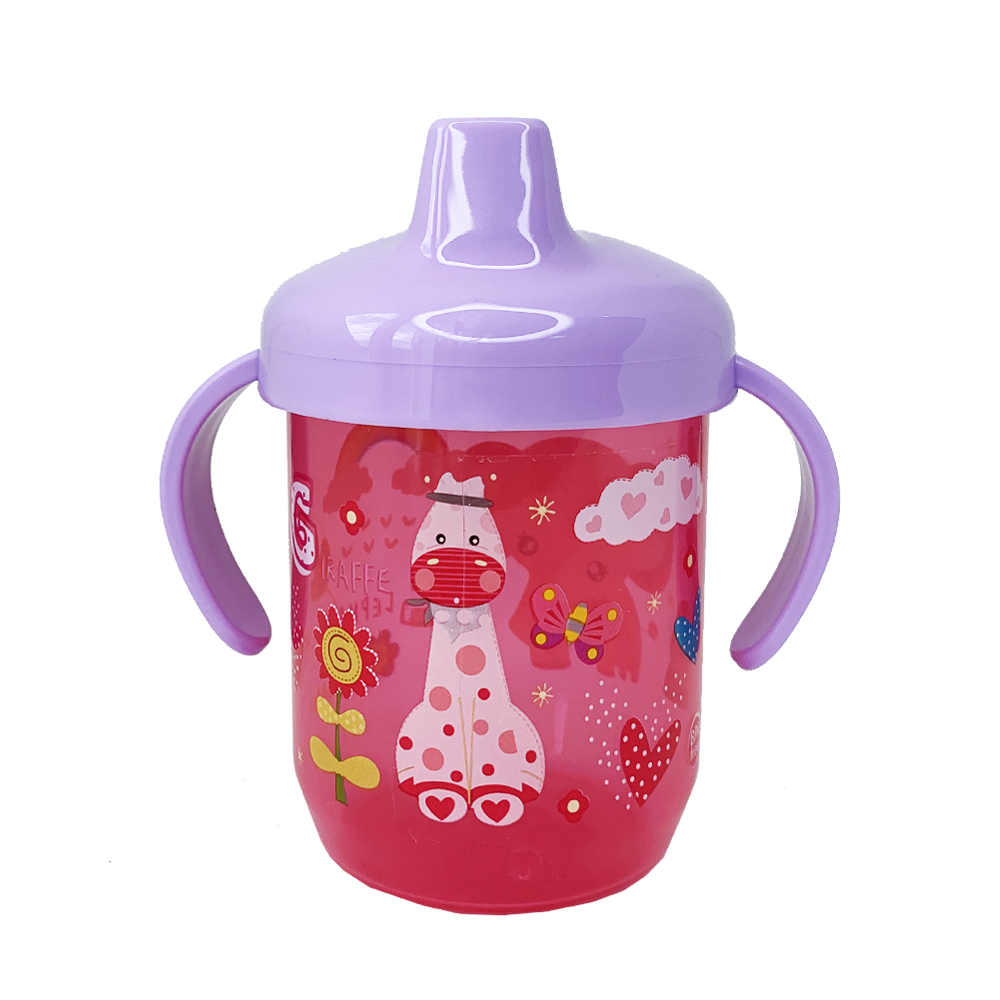 Поїльник дитячий Тварини 200 мл Рожевий (205) - фото 2 Поїльник дитячий Тварини 200 мл Рожевий (205) - фото 2