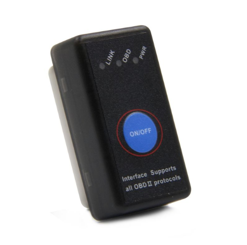 Діагностичний OBD2 сканер ELM327 mini Bluetooth 4.0 v1.5 чип PIC18F25K80 з кнопкою