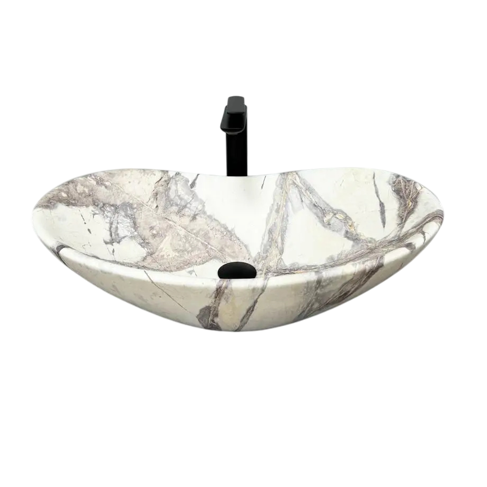 Раковина накладная VBI Turin Thunder Matt 365x620 мм овальная (RM-VBI-011504)