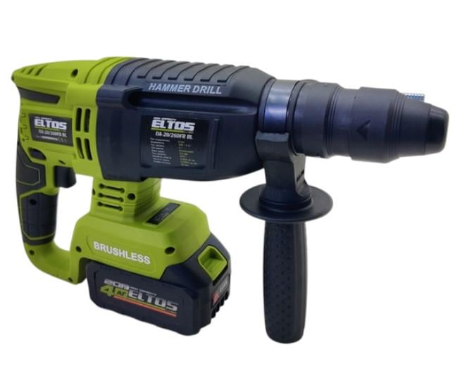 Перфоратор акумуляторний Eltos ПА-20/26DFR BL DFR-патрон 20В (56547) - фото 2 Перфоратор акумуляторний Eltos ПА-20/26DFR BL DFR-патрон 20В (56547) - фото 2