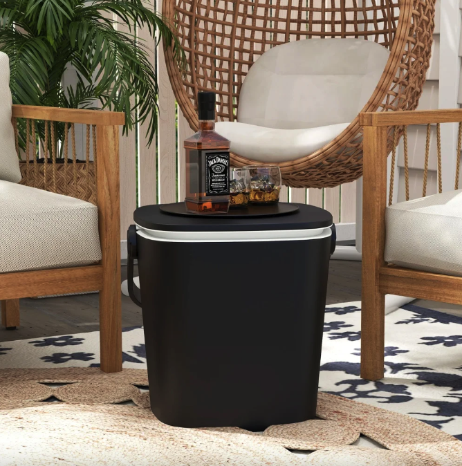 Стіл-холодильник Costway Gobar 3в1 з підйомною кришкою 15 L Чорний (4885) - фото 3 Стіл-холодильник Costway Gobar 3в1 з підйомною кришкою 15 L Чорний (4885) - фото 3