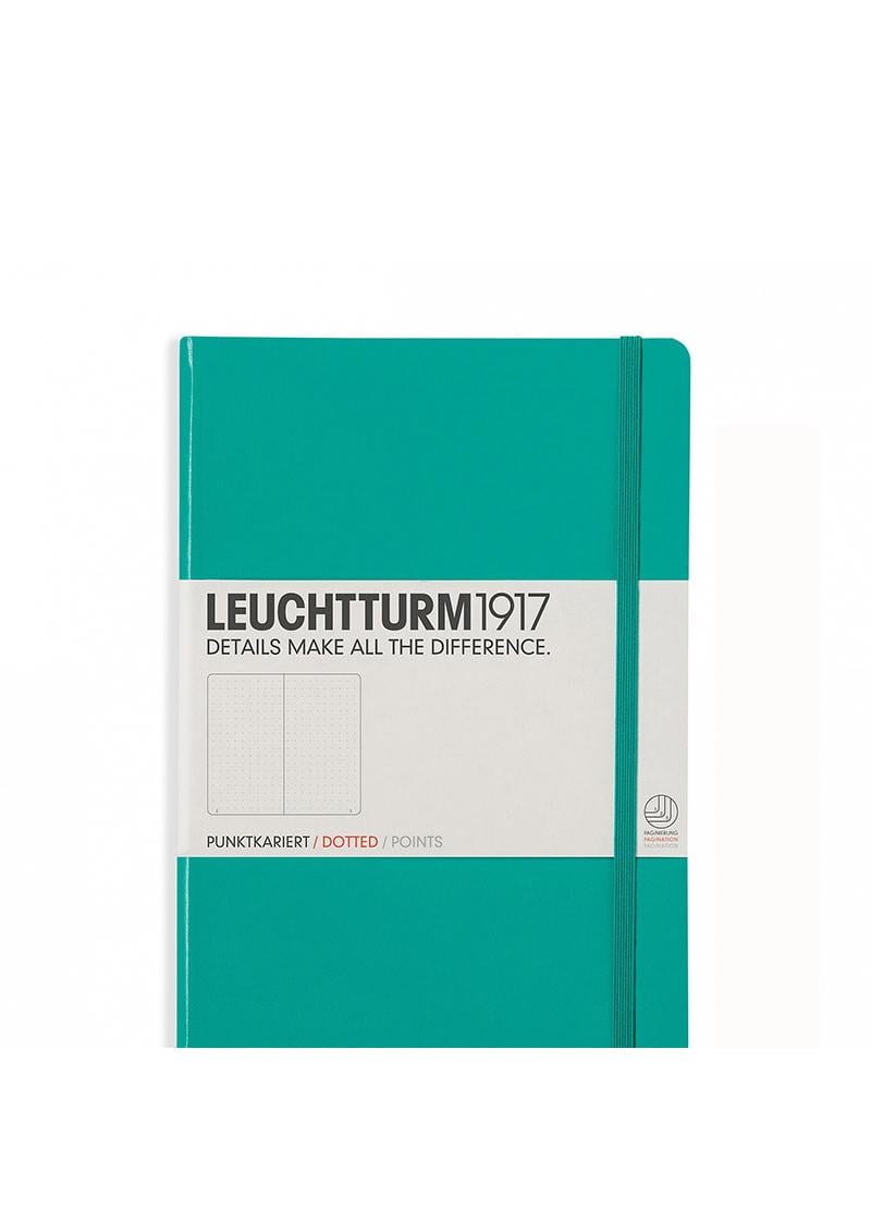 Блокнот Leuchtturm1917 средний точка Изумрудный (344792) - фото 1 Блокнот Leuchtturm1917 средний точка Изумрудный (344792) - фото 1