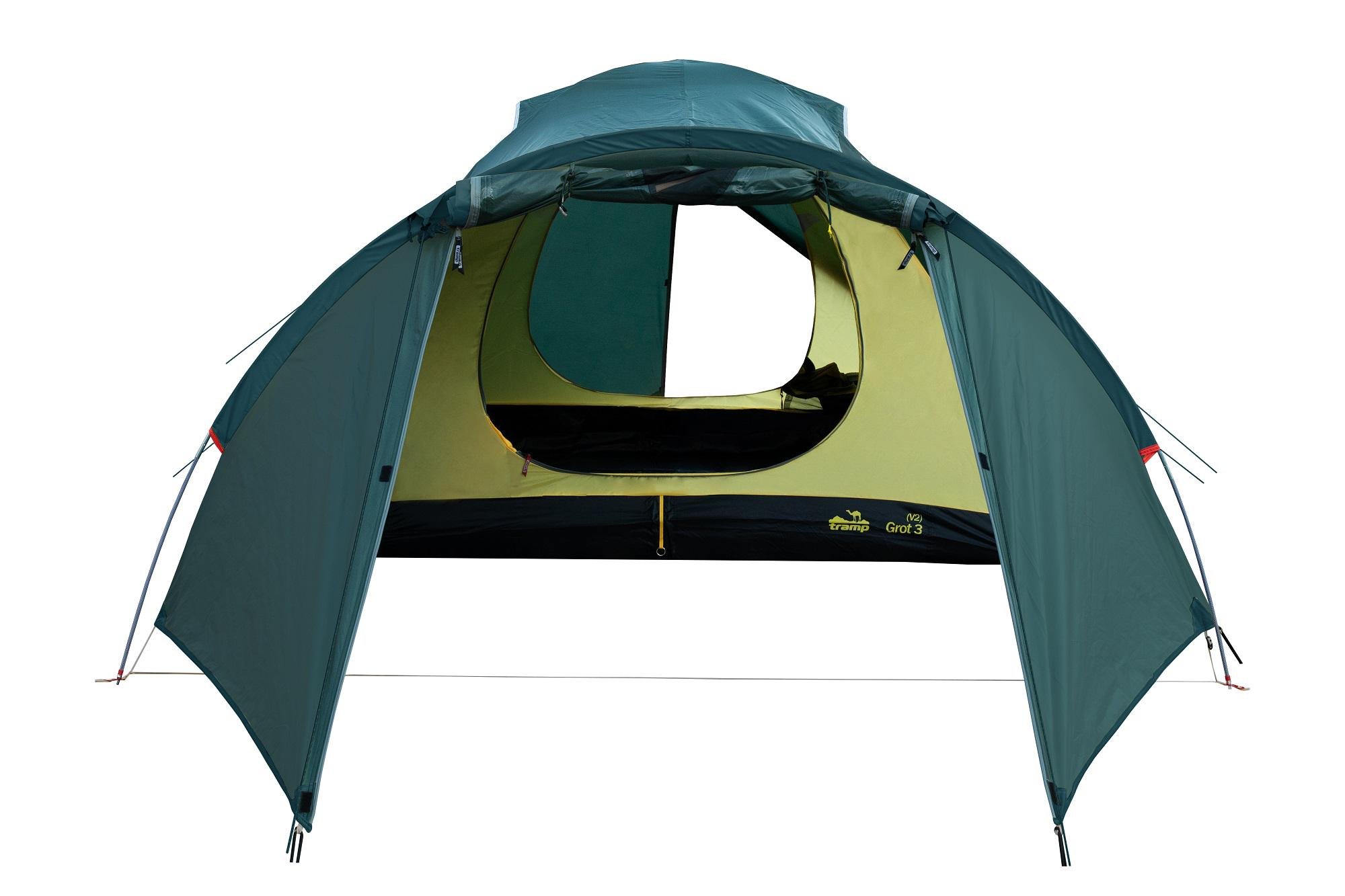 Намет тримісний Tramp Grot v2 з вантажним тамбуром (UTRT-036) - фото 8 Намет тримісний Tramp Grot v2 з вантажним тамбуром (UTRT-036) - фото 8