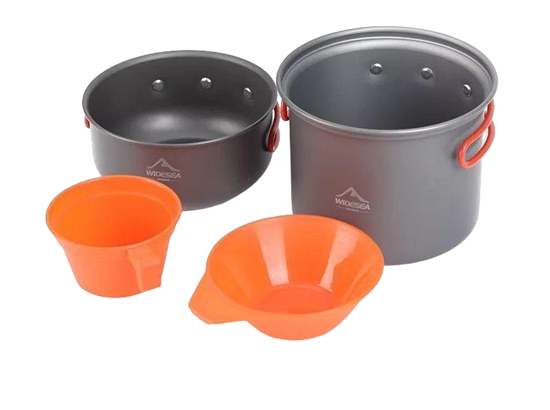 Посуда туристическая Widesea WSC-103 Серо-оранжевый (10417125)