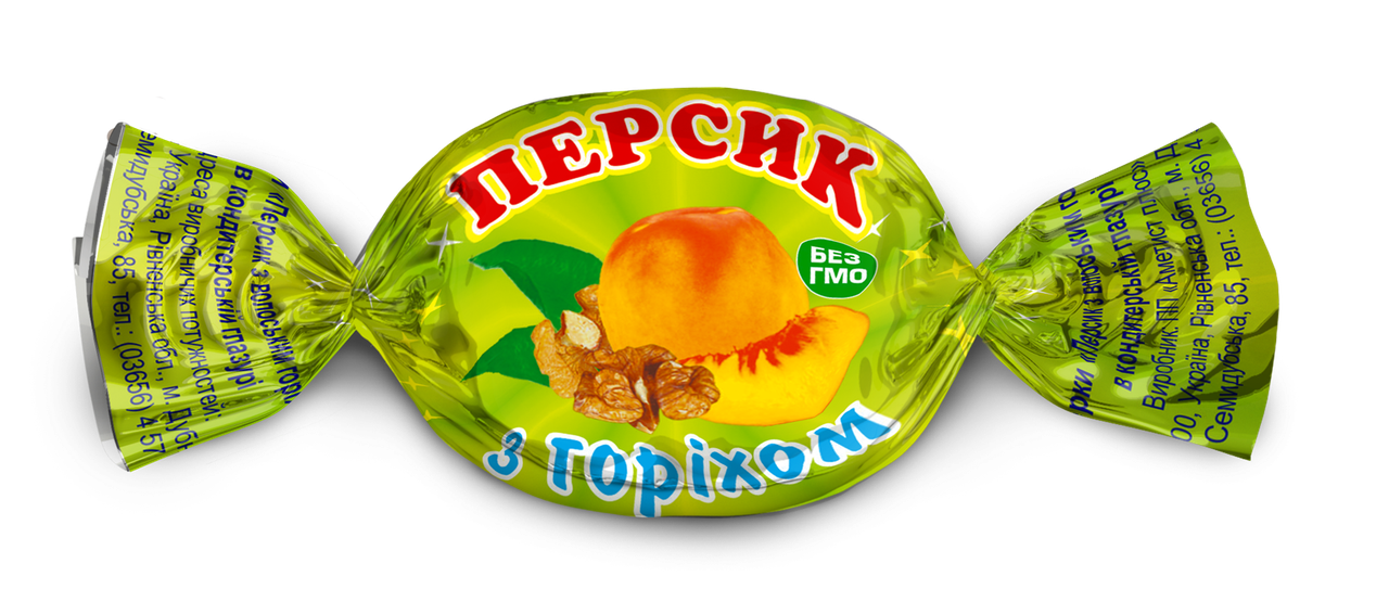 Цукерки Аметист Плюс Персик з горіхом 1000 г (213818)