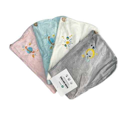 Полотенце-чалма для сушки волос R90446 23x63 см (22931749)