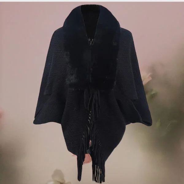 Накидная женская Черный (D00060-2) - фото 3 Накидная женская Черный (D00060-2) - фото 3