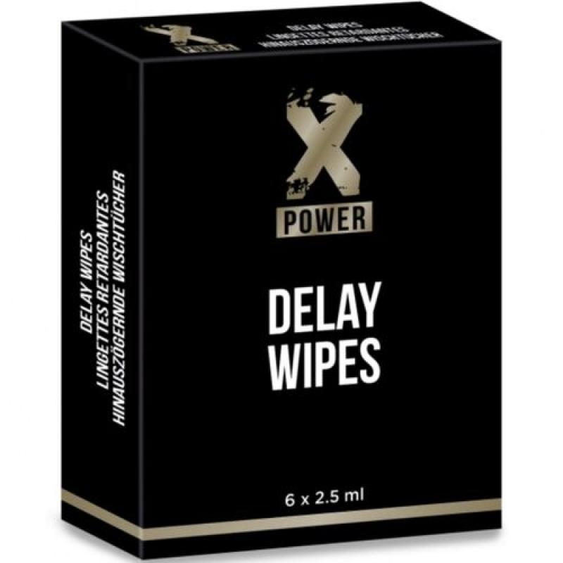 Салфетки с пролонгирующим гелем XPower Delay Wipes 6 шт. (1000062693)
