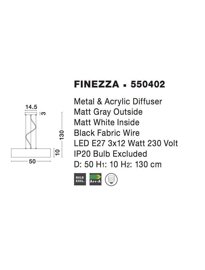 Подвесной светильник Nova Luce Finezza (550402) - фото 3 Подвесной светильник Nova Luce Finezza (550402) - фото 3