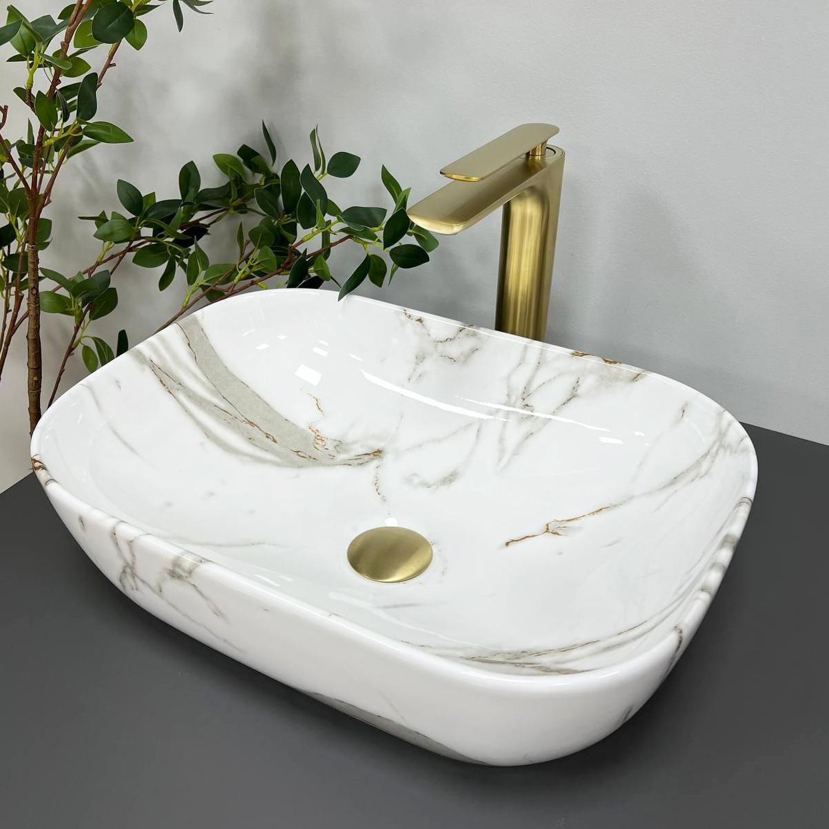 Умивальник VBI RAVENNA AIAX GLOSSY накладний (2808389686)