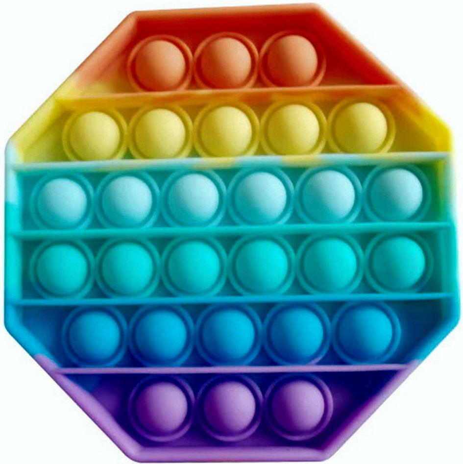 Антистресс пупырка Pop It Push Up Bubble Разноцветный - фото 2