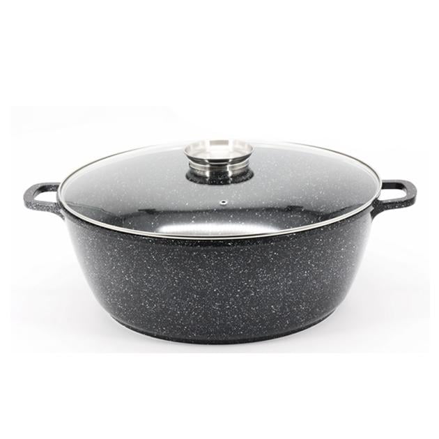 Кастрюля круглая с мраморным покрытием 20 литров 40 см - фото 1