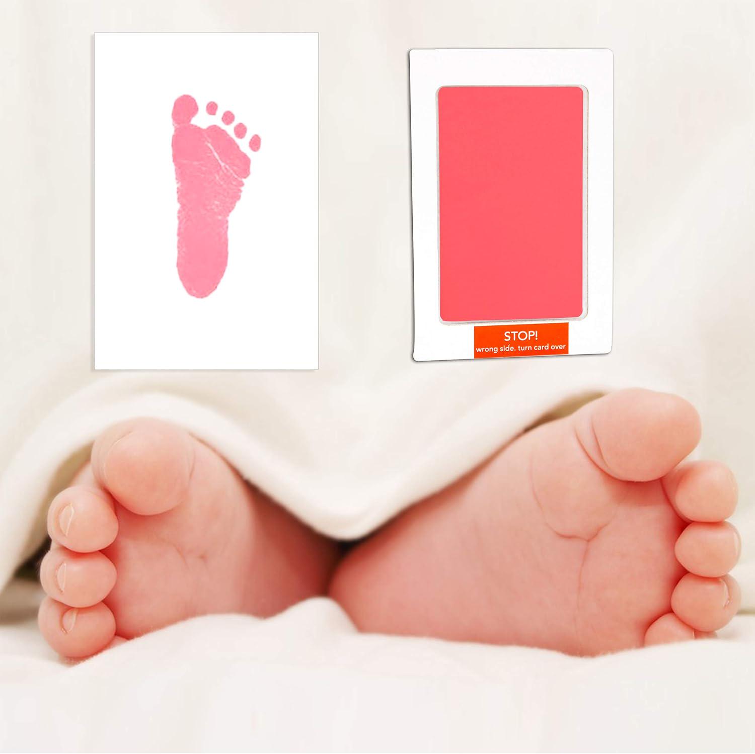 Набор для создания отпечатков детских ручек и ножек Розовый - фото 8 Набор для создания отпечатков детских ручек и ножек Розовый - фото 8