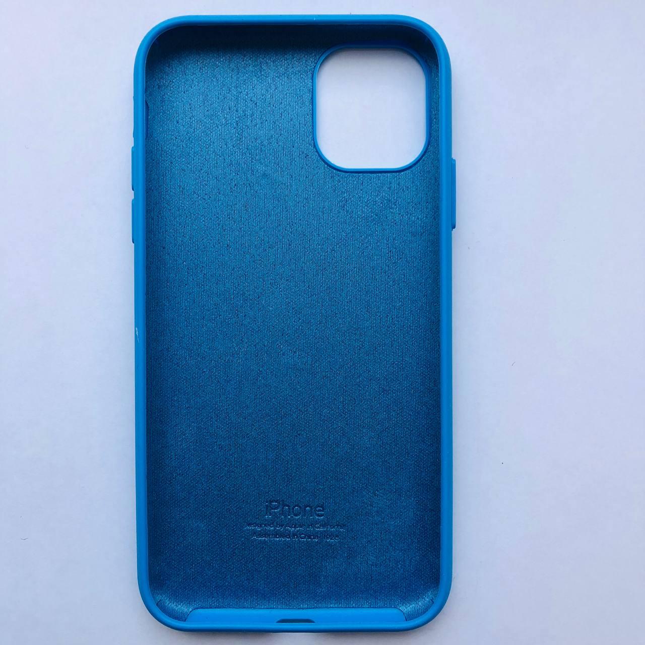 Чехол Silicone Case для Apple iPhone 11 Surf Blue - фото 2