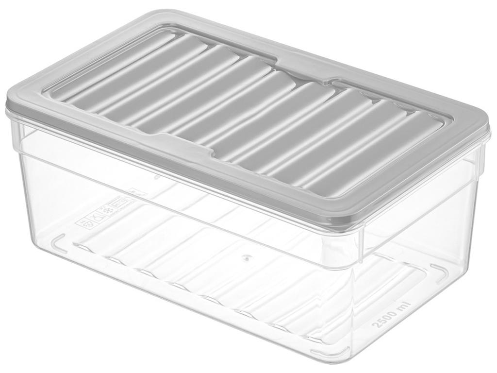 Контейнер Idea Home 00986 Deep Fresh Box MIX 2,5 л Серый (MLM-00986)